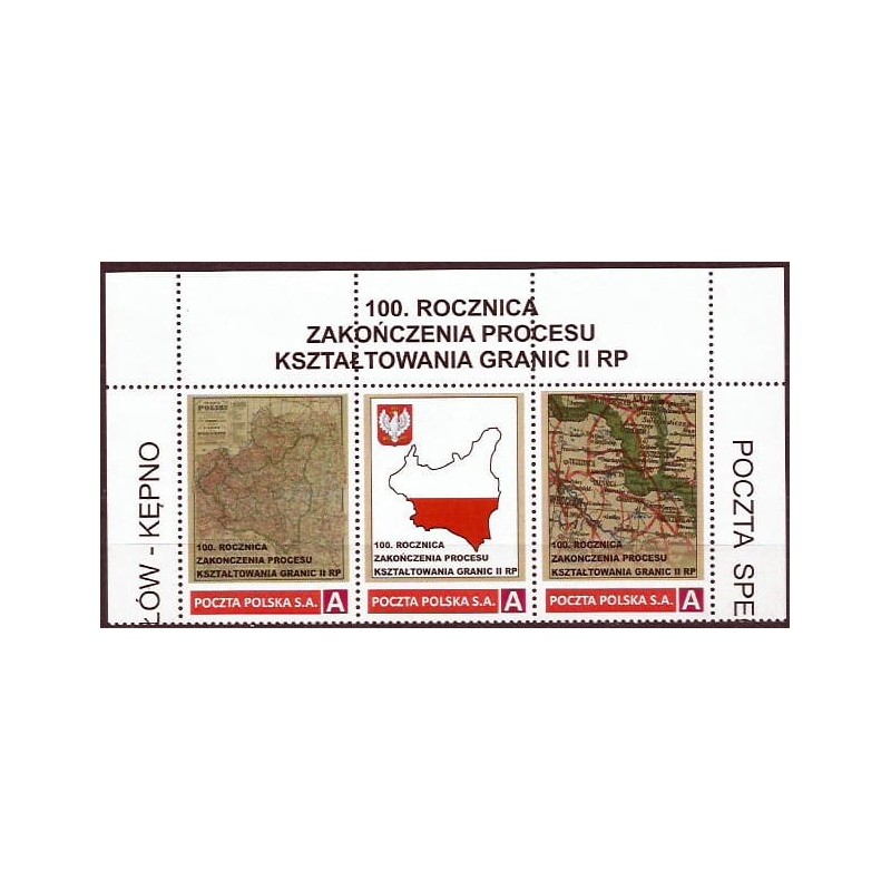2023 Personalizowany, Niepodległość, granice II RP, mapy. Kępno, Namysłów. Pasek **