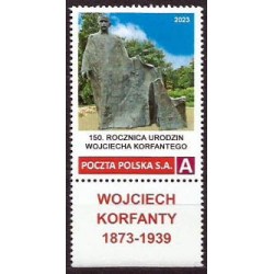 2023 Personalizowany, Wojciech Korfanty, powstania śląskie, Wrocław, pomnik. Margines **
