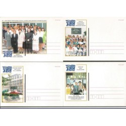 Kartka Ruda Śląska 1998, Szkoła, Alfred Szklarski. 4 kartki
