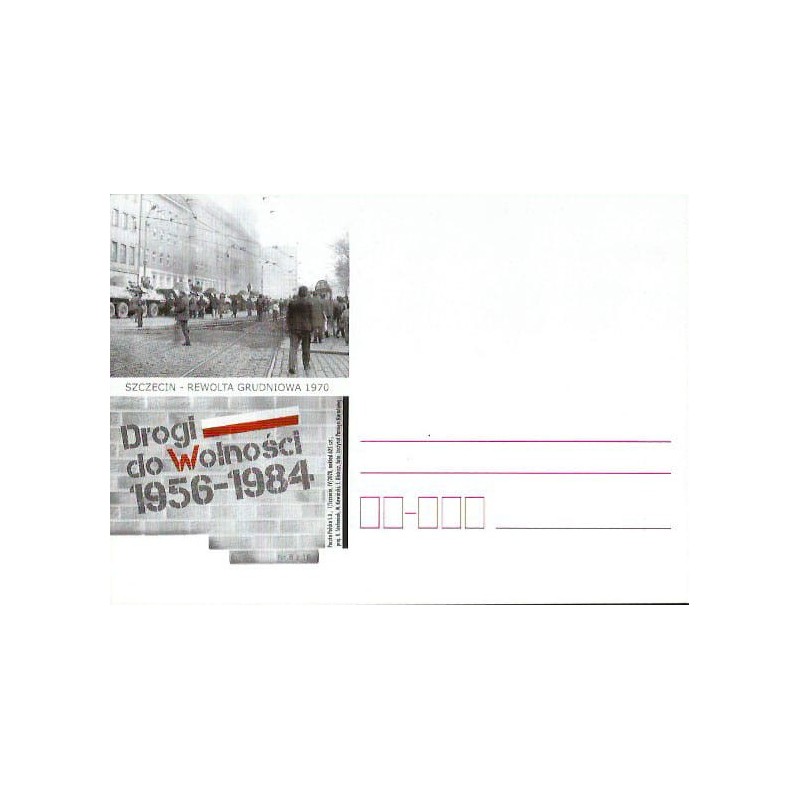 Kartka Szczecin 2020, Drogi do Wolności, rewolta, wydarzenia 1970