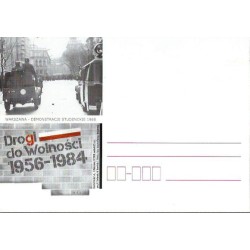 Kartka Warszawa 2020, Drogi do Wolności, protesty marzec 1968