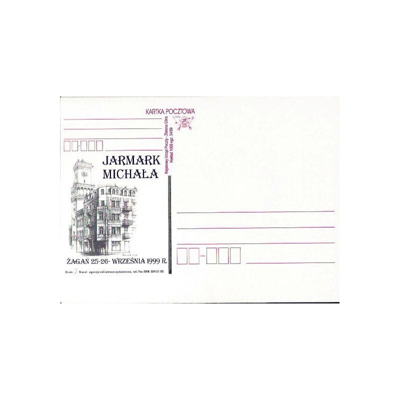 Kartka Zielona Góra 1999, Żagań, Jarmark Św. Michała