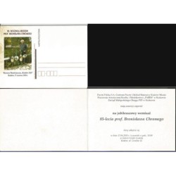 Kartka-karnet Kraków 2010, Bronisław Chromy, WF