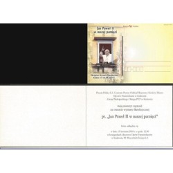 Kartka-karnet Kraków 2010, Papież Jan Paweł II