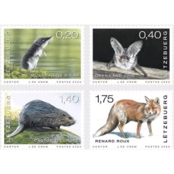 Luksemburg 2023, Fauna: kret nietoperz bóbr lis **