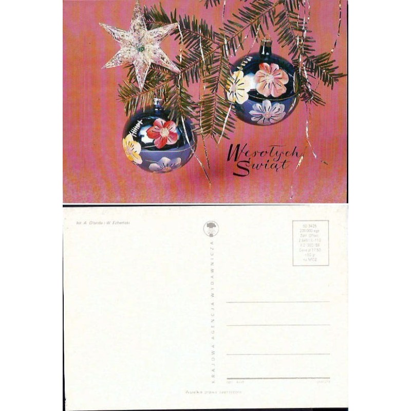 Wesołych Świąt. Boże Narodzenie. 1988