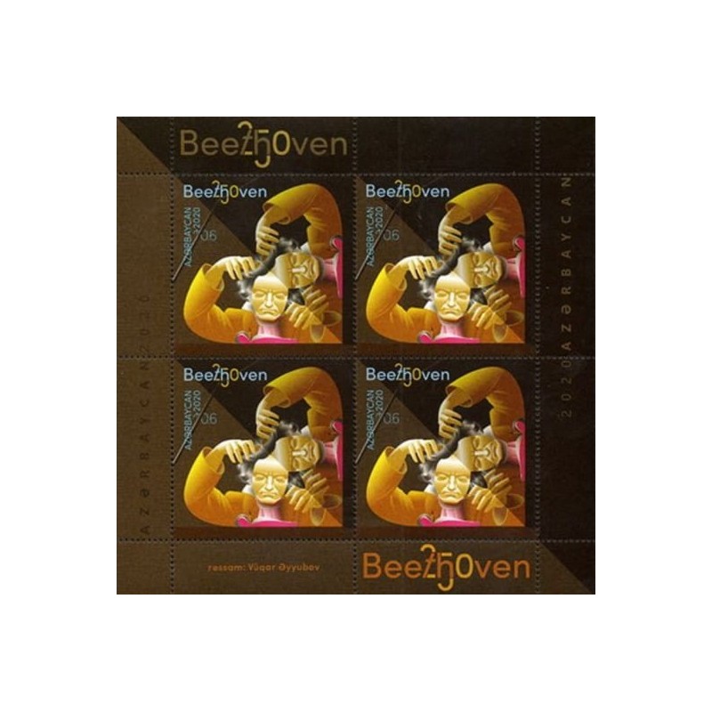 Azerbejdżan 2020, Beethoven, muzyka. Blok **