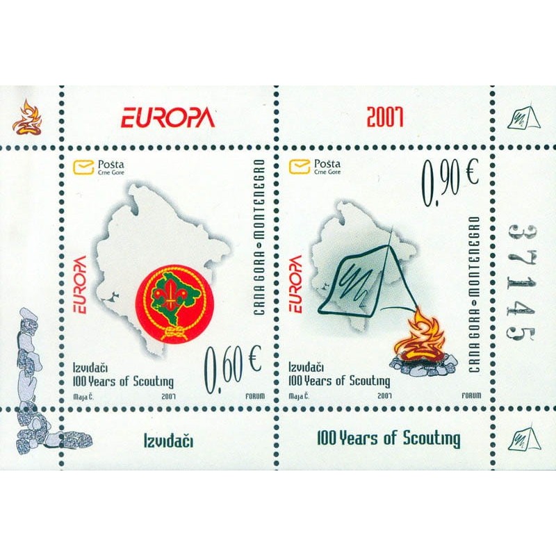 Czarnogóra 2007, EUROPA CEPT: harcerstwo, ognisko **