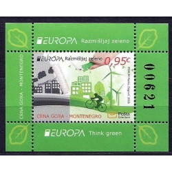 Czarnogóra 2016, EUROPA CEPT: Myśl Zielono! Blok **