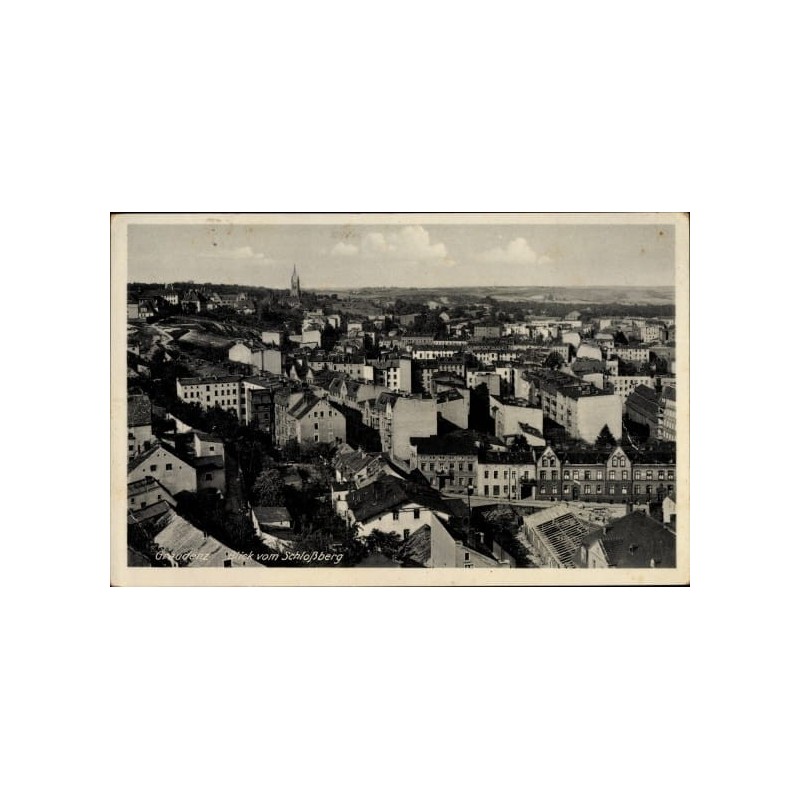 Grudziądz, widok z Góry Zamkowej. Obieg 1943