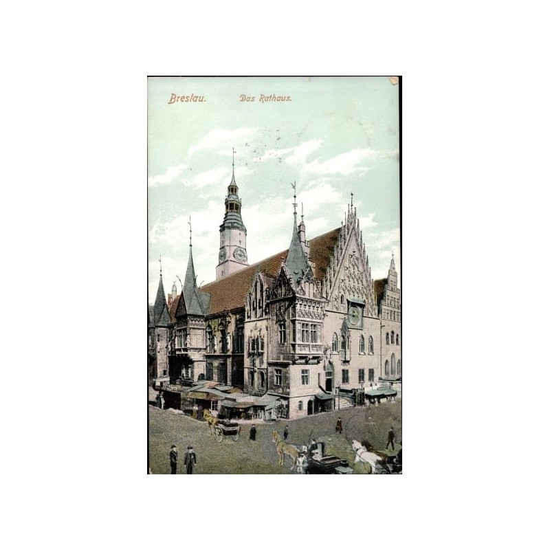 Wrocław, ratusz. Obieg 1906