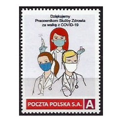 2021 Personalizowany. Pandemia COVID 19. Dziękujemy. Medycyna