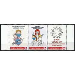 2021 Personalizowany. Pandemia COVID 19. Medycyna. Pasek
