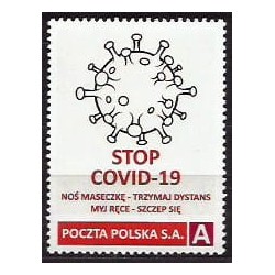2021 Personalizowany. Pandemia COVID 19. Stop. Medycyna