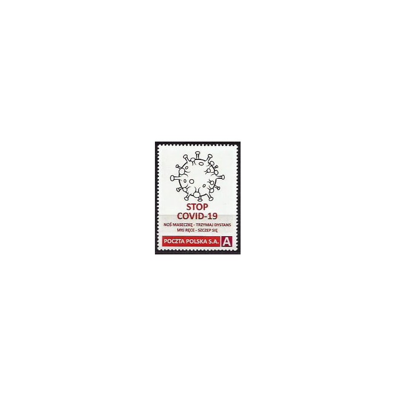 2021 Personalizowany. Pandemia COVID 19. Stop. Medycyna