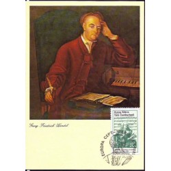 Turcja 1985, G. F. Handel, muzyka. Karta maksimum