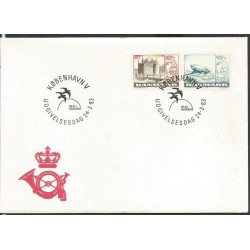 Dania 1983, Turystyka, krajobrazy, Cz. SŁANIA. FDC