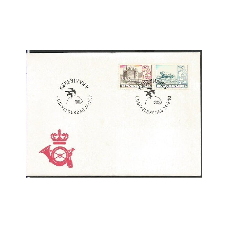 Dania 1983, Turystyka, krajobrazy, Cz. SŁANIA. FDC