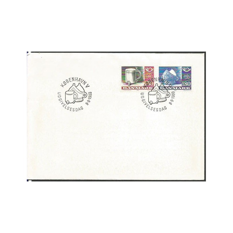 Dania 1980, Rzemiosło, sztuka. FDC