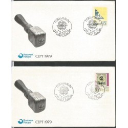 Wyspy Owcze 1979, Cz. SŁANIA. FDC
