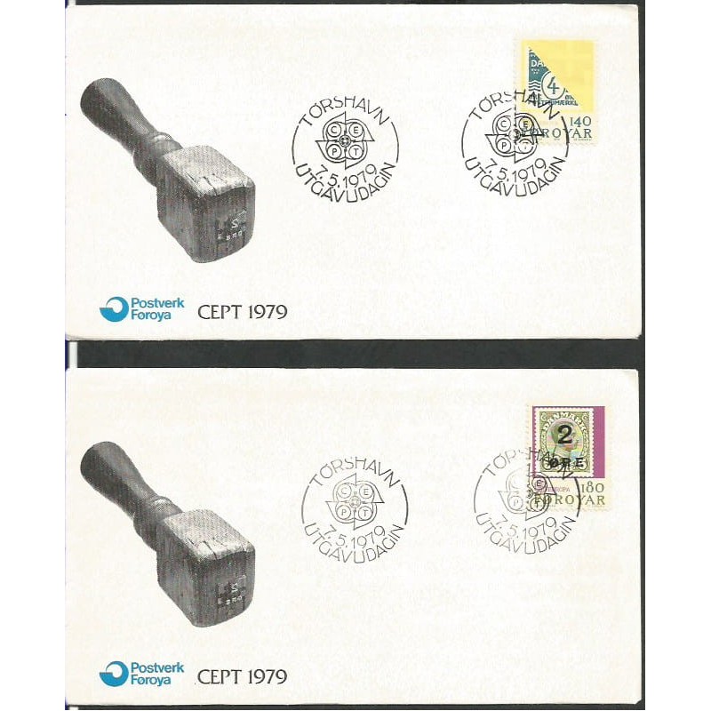 Wyspy Owcze 1979, Cz. SŁANIA. FDC