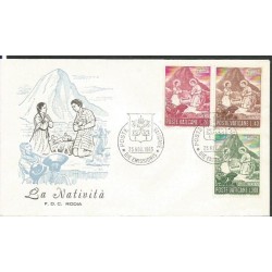 Watykan 1965, Boże Narodzenie. K. Dąbrowska. FDC