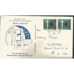 Niemcy 1963, Kościół katolicki Maria Regina Martyrum w Berlinie. FDC