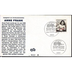 Niemcy 1979, Anna Frank, holocaust. FDC