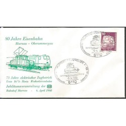 Niemcy 1980, Kolej, lokomotywa. Murnau