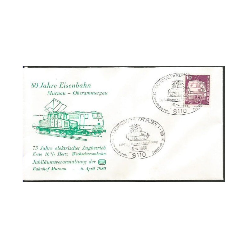 Niemcy 1980, Kolej, lokomotywa. Murnau
