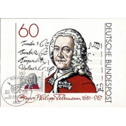 Niemcy 1981, Muzyka, G. P. Telemann. Karta maksimum