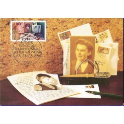 Niemcy 1982, Dzień znaczka, poczta, list. Karta maksimum