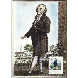 Niemcy 1983, Ch. M. Wieland, poezja, literatura. Karta maksimum