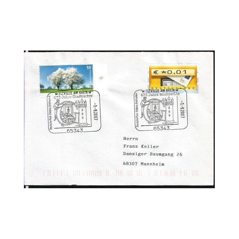 Niemcy 2007, Gutenberg, druk. Eltville