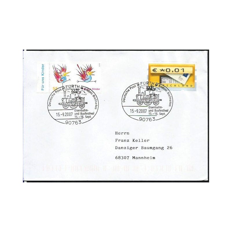 Niemcy 2007, Kolej, lokomotywa. Furth