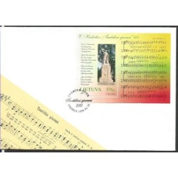 Litwa 1998, Hymn Litwy, muzyka, V. Kudirka. FDC