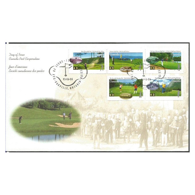 Kanada 1995, Golf. FDC