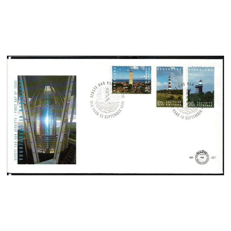 Holandia 1994, Latarnie morskie. FDC