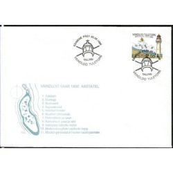 Estonia 1996, Latarnia morska. FDC