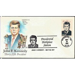 USA 1987, JFK, prezydent Kennedy. Brookline