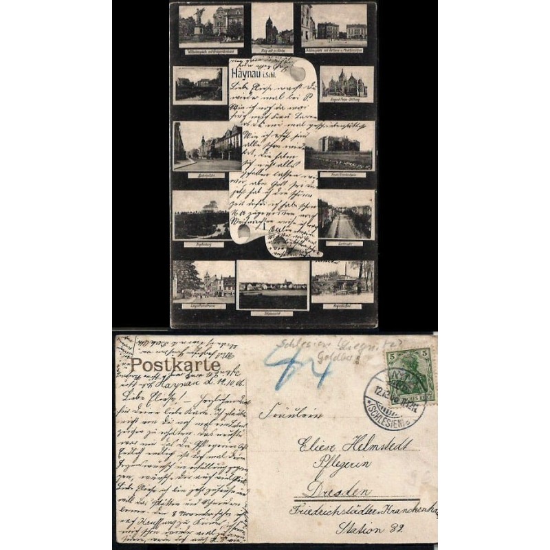 Chojnów, składanka. Obieg 1906