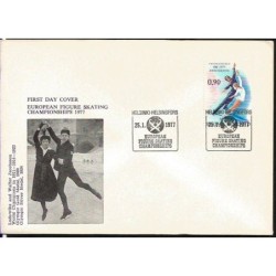 Finlandia 1977, Łyżwiarstwo. FDC