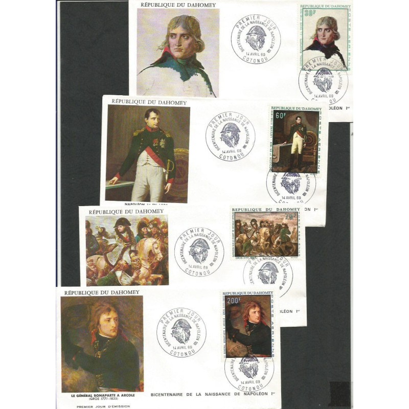 Dahomey 1969, Napoleon Bonaparte. FDC