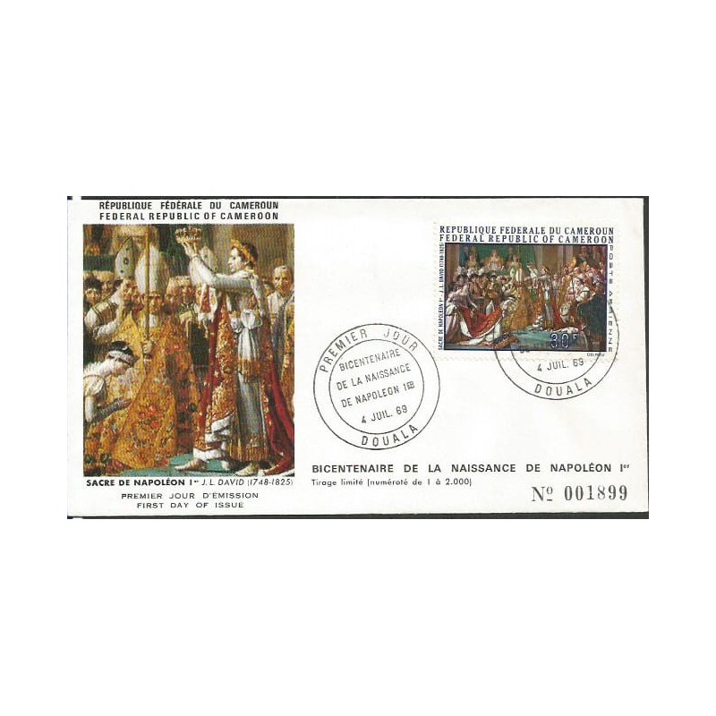 Kamerun 1969, Napoleon Bonaparte. FDC