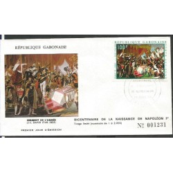 Gabon 1969, Napoleon Bonaparte. FDC