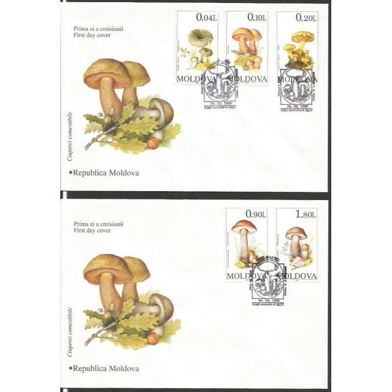Mołdawia 1995, Grzyb, grzyby. FDC
