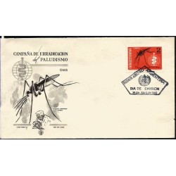 Argentyna 1962, Malaria, medycyna, owad komar. FDC