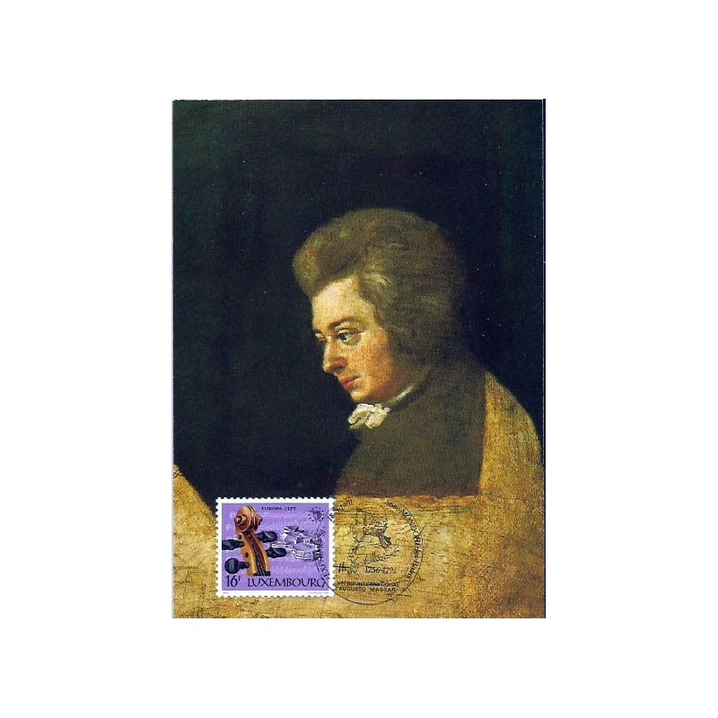 Luksemburg 1991, Mozart, muzyka. Karta maksimum