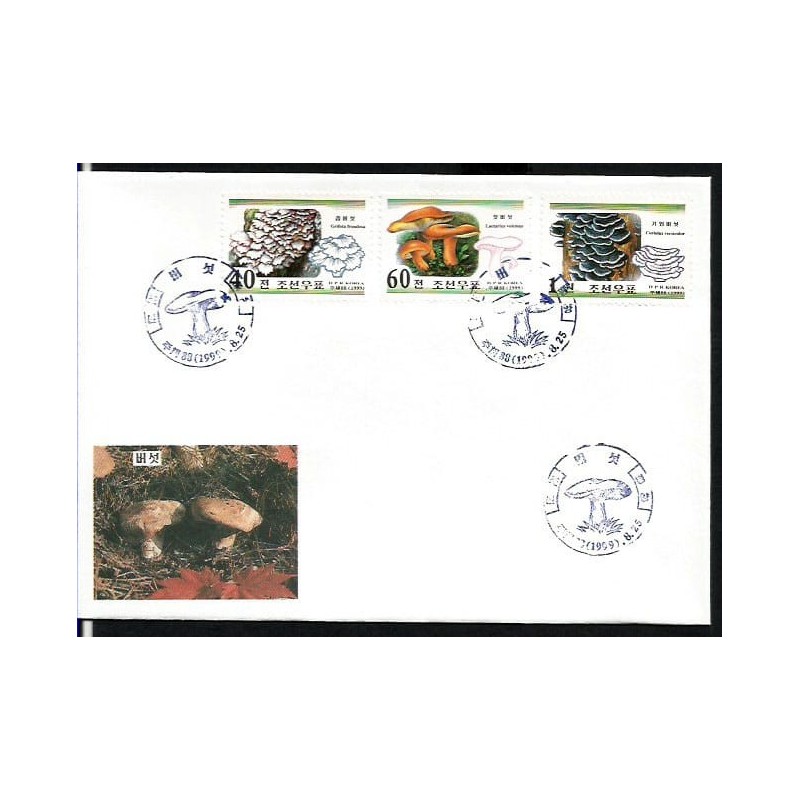 Korea Pn. 1999, Grzyby. FDC