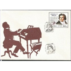 Korea Pn. 2007, Muzyka, Beethoven. FDC